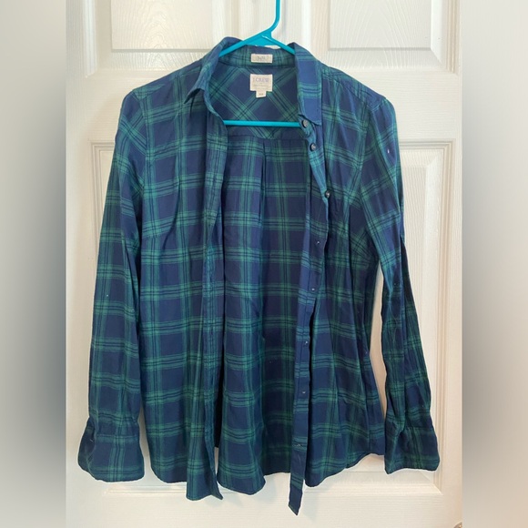 J.CREW flannel button down - Picture 1 of 3